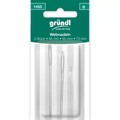 Pack de agulhas para tecer Gründl com 3 unidades de diferentes tamanhos