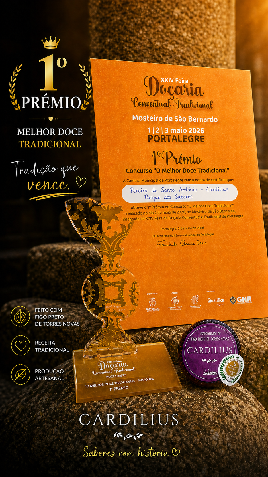 Cardilius Melhor doce tradicional portugues 2026