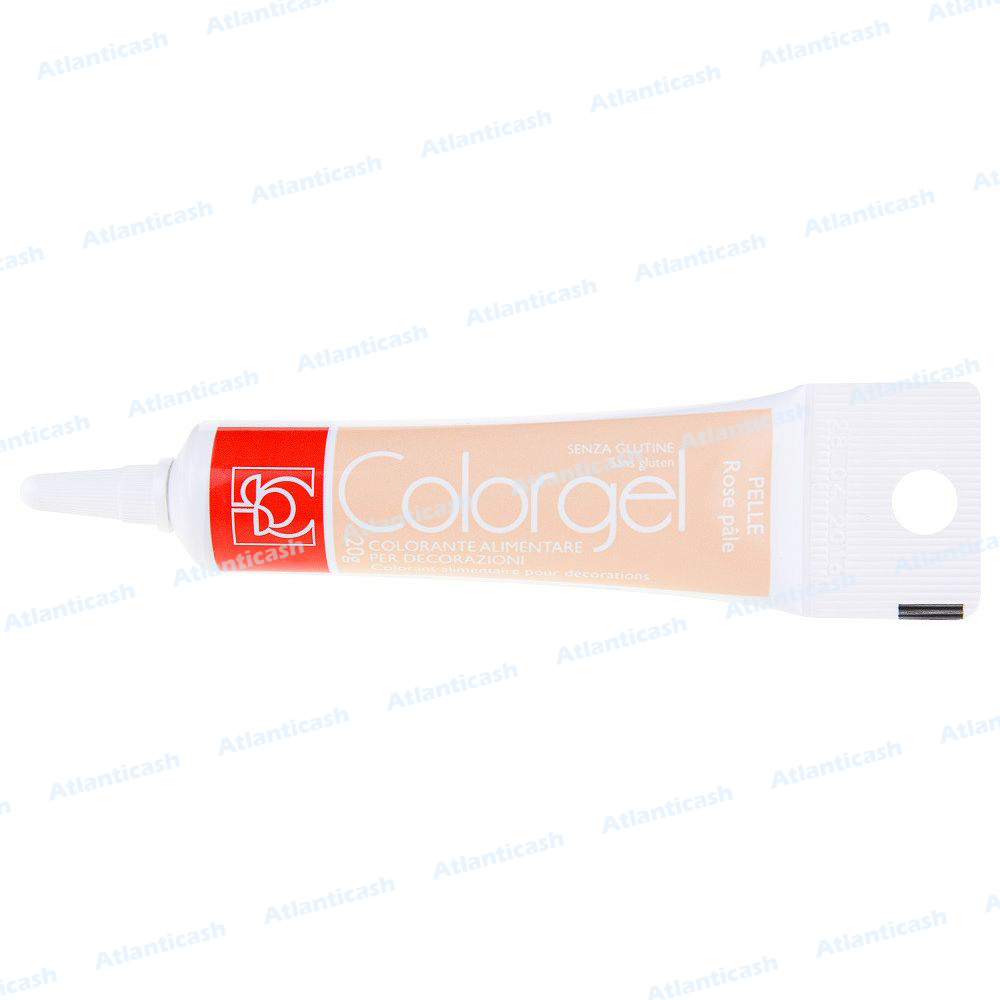 Tubo de gel para sobrancelhas Colorgel da marca Idraet em cor bege