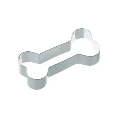 Forma cortante metal inox formato osso