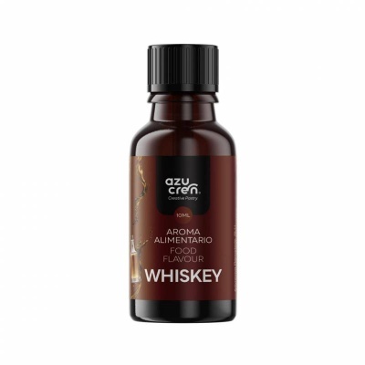 Frasco pequeno de aroma alimentar sabor whiskey da azu cren