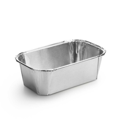 Forma de alumínio retangular descartável