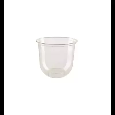 vaso pequeno transparente de plástico rígido