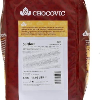 Saco vermelho de chocolate CHOCOVIC para uso profissional
