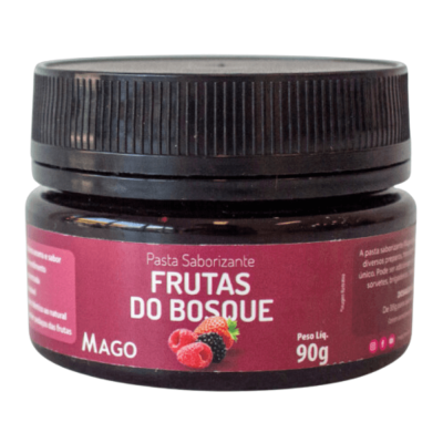 Frasco de pasta saborizante Frutas do Bosque