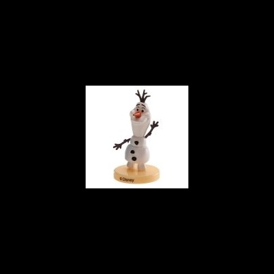 Figura de Olaf da Disney em plástico com base redonda bege
