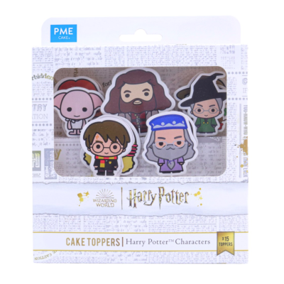 Cake toppers de personagens Harry Potter em embalagem PME Cake