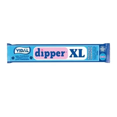 Pacote azul, rosa e branco de pérolas mastigáveis VIDAL dipper XL