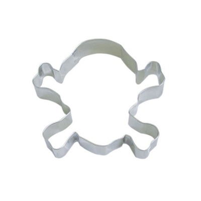 Cortador de bolachas metálico em forma de figura humana