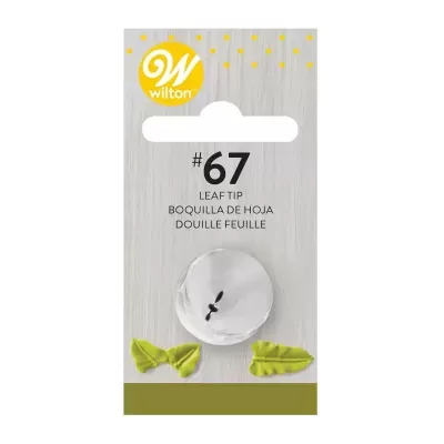 Bico de confeitar Wilton #67 para folhas