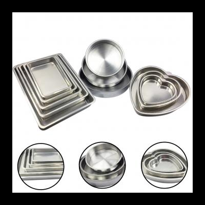 Conjunto de formas metálicas para bolos