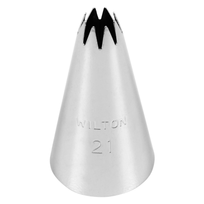 Bico de confeitar estrela WILTON 21 em aço inoxidável