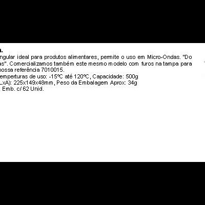 Embalagem PP MS200 N.T. com texto técnico impresso em português