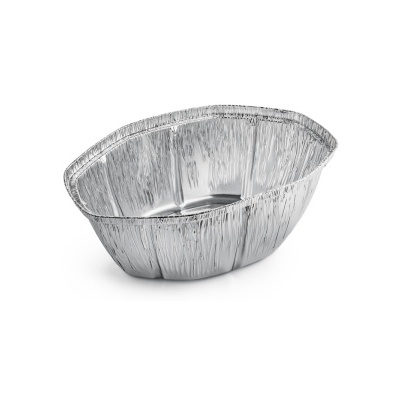 Forma de alumínio oval descartável