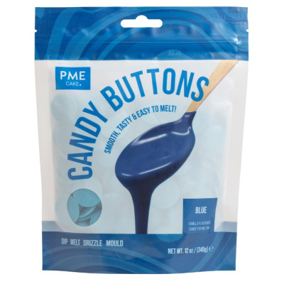 Pacote de Candy Buttons azul PME Cake para derreter