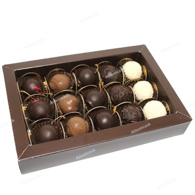 Caixa de bombons sortidos de chocolate