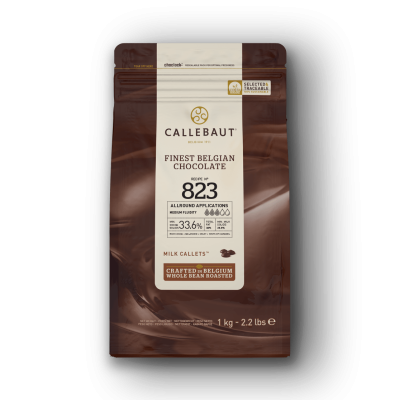 Pacote de chocolate Callebaut finest Belgian chocolate 1 kg