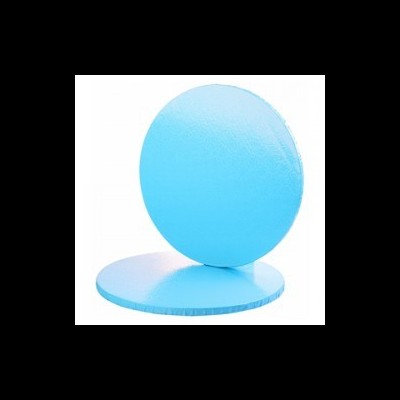 Colchão dobrável redondo azul claro