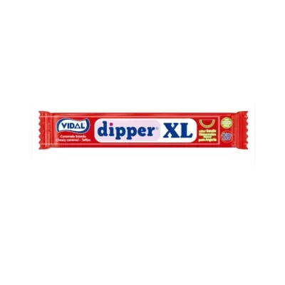Barra doce Dipper XL embalagem vermelha e branca