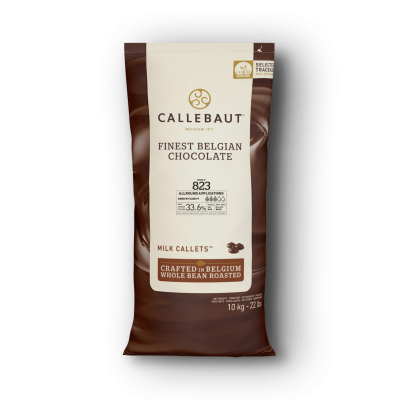 Saco grande de chocolate Callebaut Milk Callets 10 kg