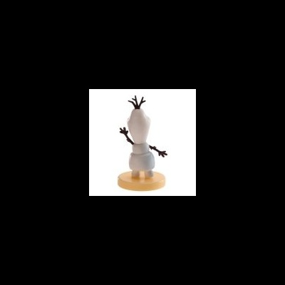 Figura de boneco branco com base amarela e braços castanhos