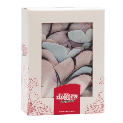 Confeitos decorativos em forma de borboletas em embalagem Dekora