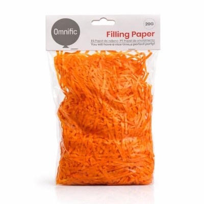 Pacote de papel de enchimento laranja Omnific