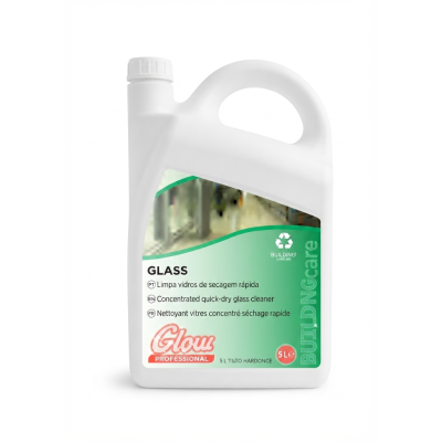 Recipiente branco 5L de detergente concentrado para limpeza rápida de vidros