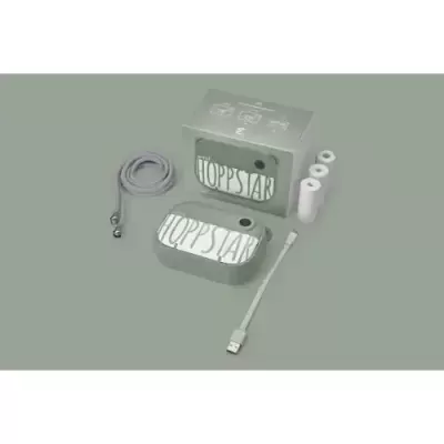 Conjunto de aparelho HOPPYSTAR com dois dispositivos cinzentos e cabos