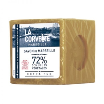Sabonete La Corvette Marseille Savon de Marseille bloco 72% óleos vegetais