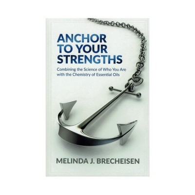 Capa de livro com título 'ANCHOR TO YOUR STRENGTHS' e imagem de âncora metálica prateada