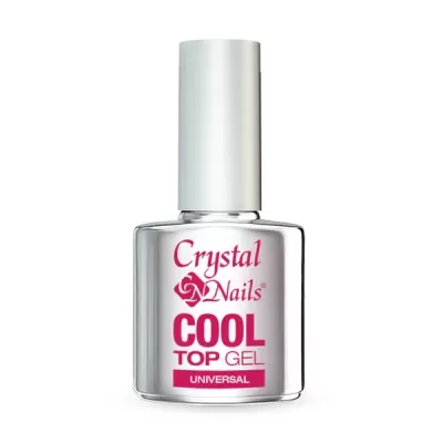 Frasco de verniz para unhas Crystal Nails COOL TOP GEL UNIVERSAL