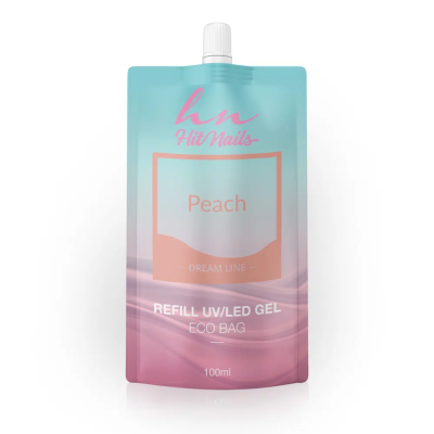 Embalagem eco bag para gel UV/LED Hit Nails Peach Dream Line