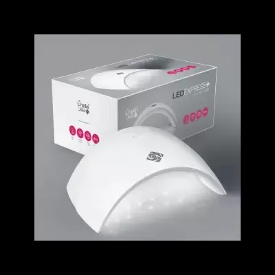 Lâmpada LED branca para manicure com logótipo ST e embalagem CRISTAL LED EXPRESS+