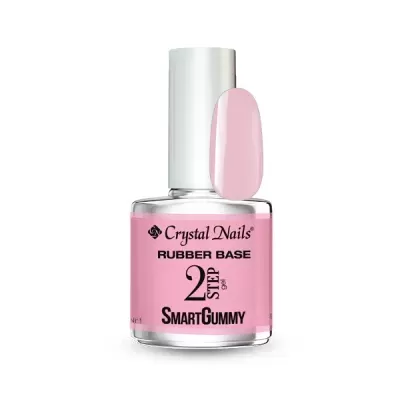 frasco de verniz de unhas rosa claro Crystal Nails