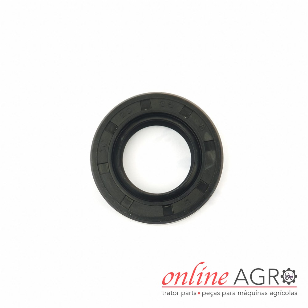 Retentor do veio de tração 20x35x8, Iseki, OATC20358PT Anel circular de borracha preta para maquinaria agrícola