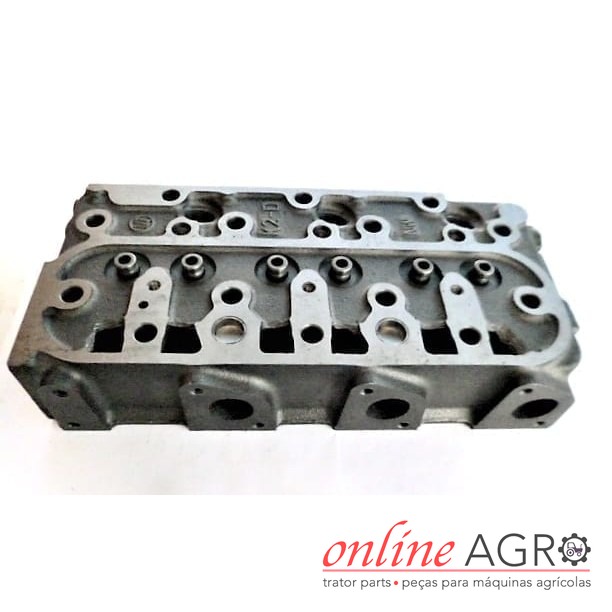 Cabeça de motor nua, Kubota, OAS990006PT Cabeça de cilindro de motor de trator em metal cinzento