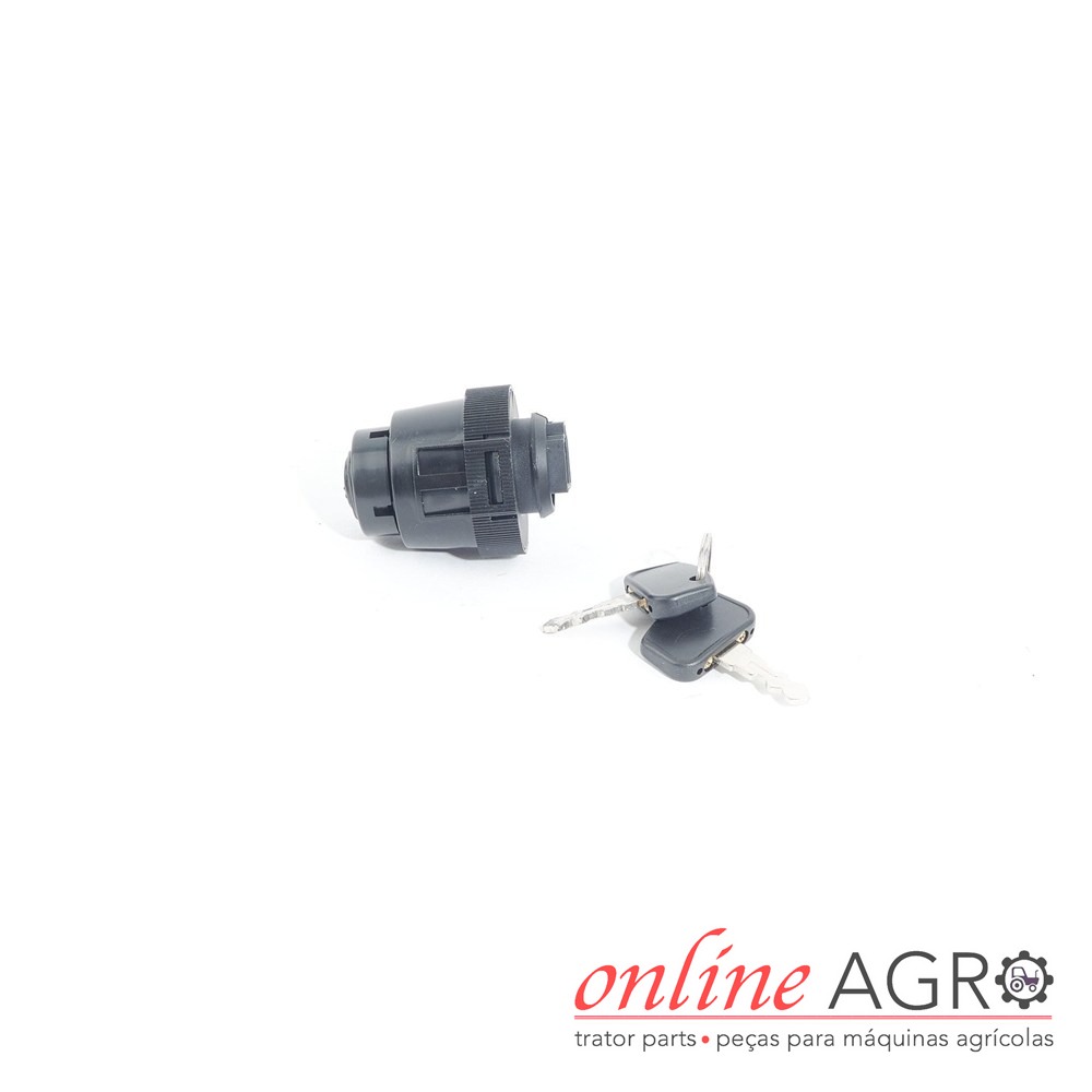 Fechadura de ignição, Kubota, OASIGS5PT Interruptor de ignição preto com duas chaves