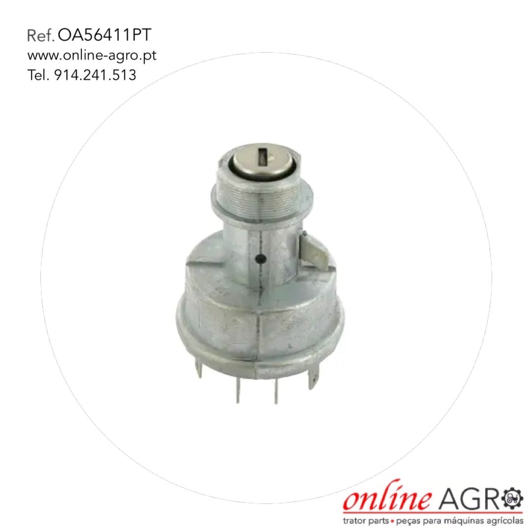 INTERRUPTOR DE CHAVES, JOHN DEERE, REF.OA56411PT Misturador metálico com pinos e texto de referência e contacto