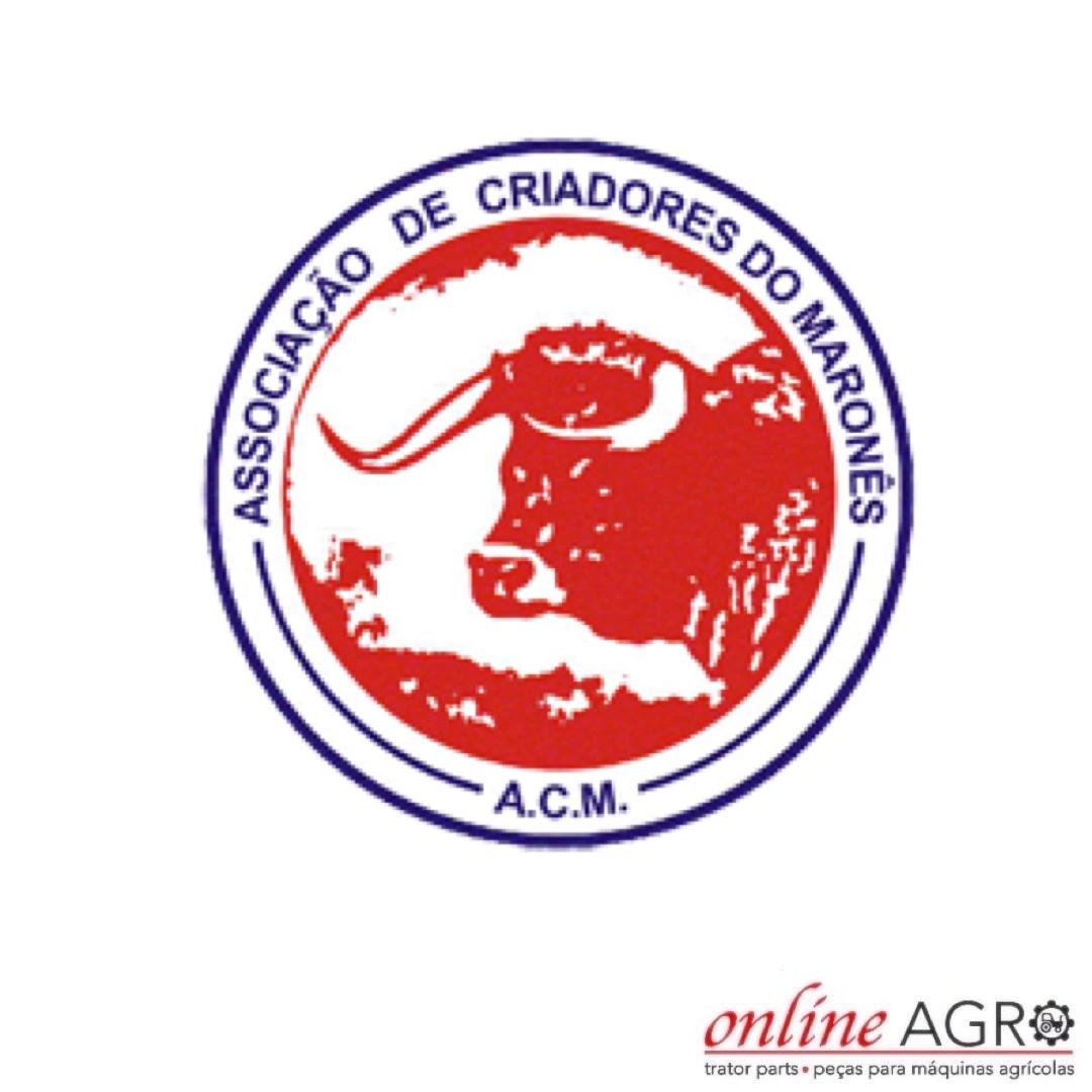 Logótipo da ASSOCIAÇÃO DE CRIADORES DO MARONÊS com touro vermelho
