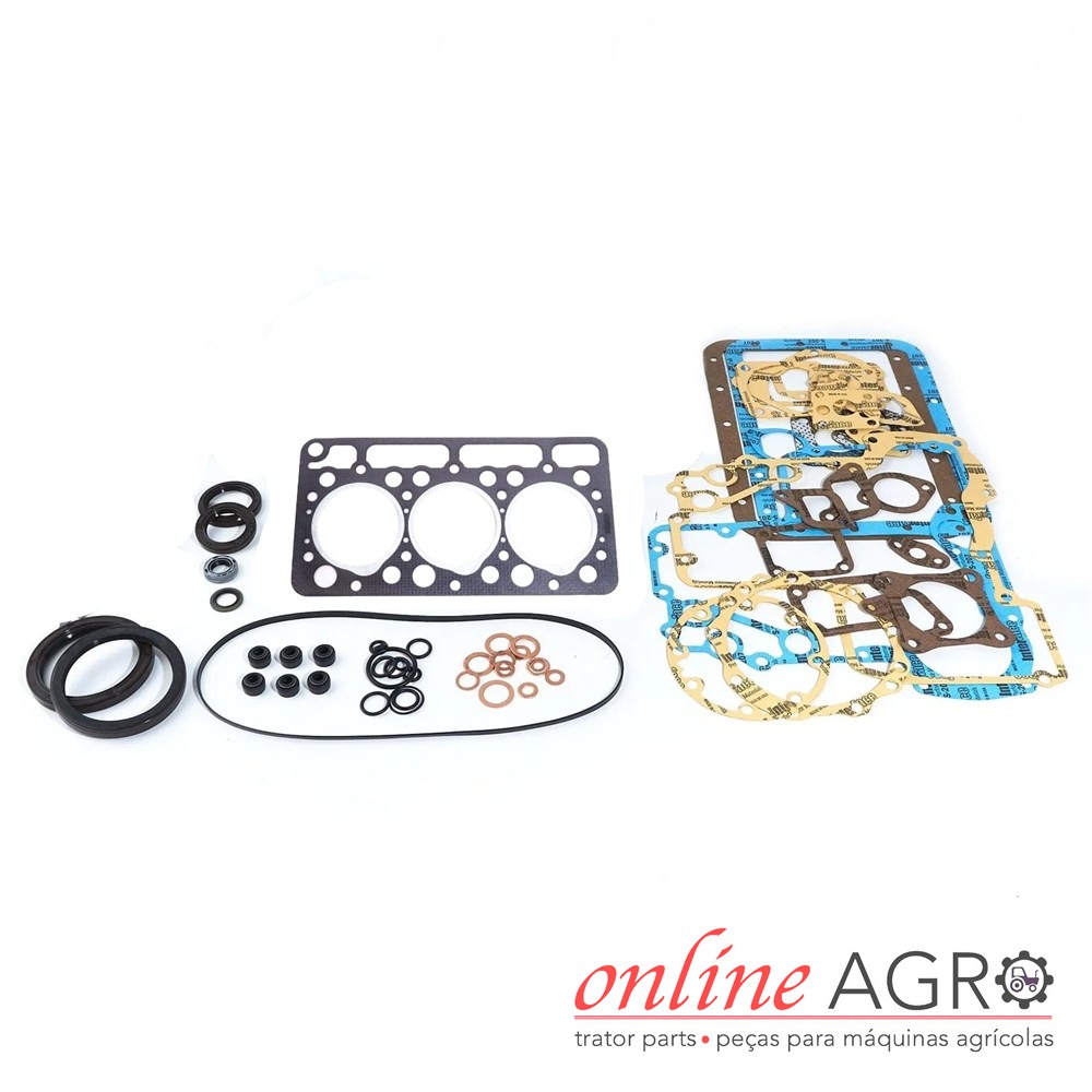Kit de juntas, Kubota, OA0791629595PT Conjunto de juntas e anéis de vedação para máquinas agrícolas