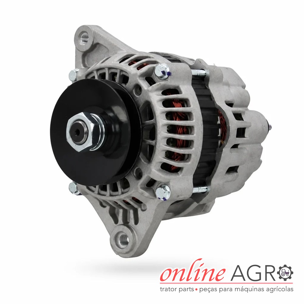 Alternador 12 V 40 A, Mitsubishi, OAS120064PT Alternador para máquinas agrícolas com texto online AGRO