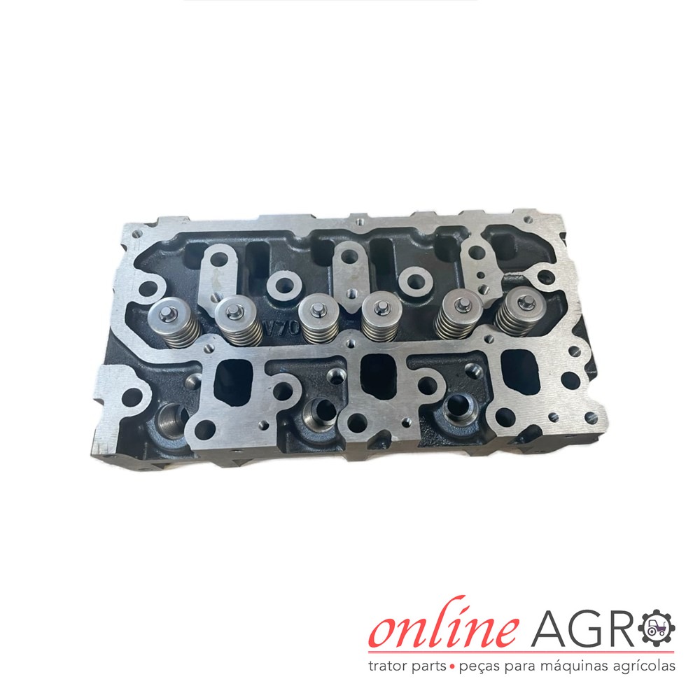 Cabeça de motor completa, Yanmar, OAS95082CPT Cabeça de cilindro metálica para motor com molas e logotipo online AGRO