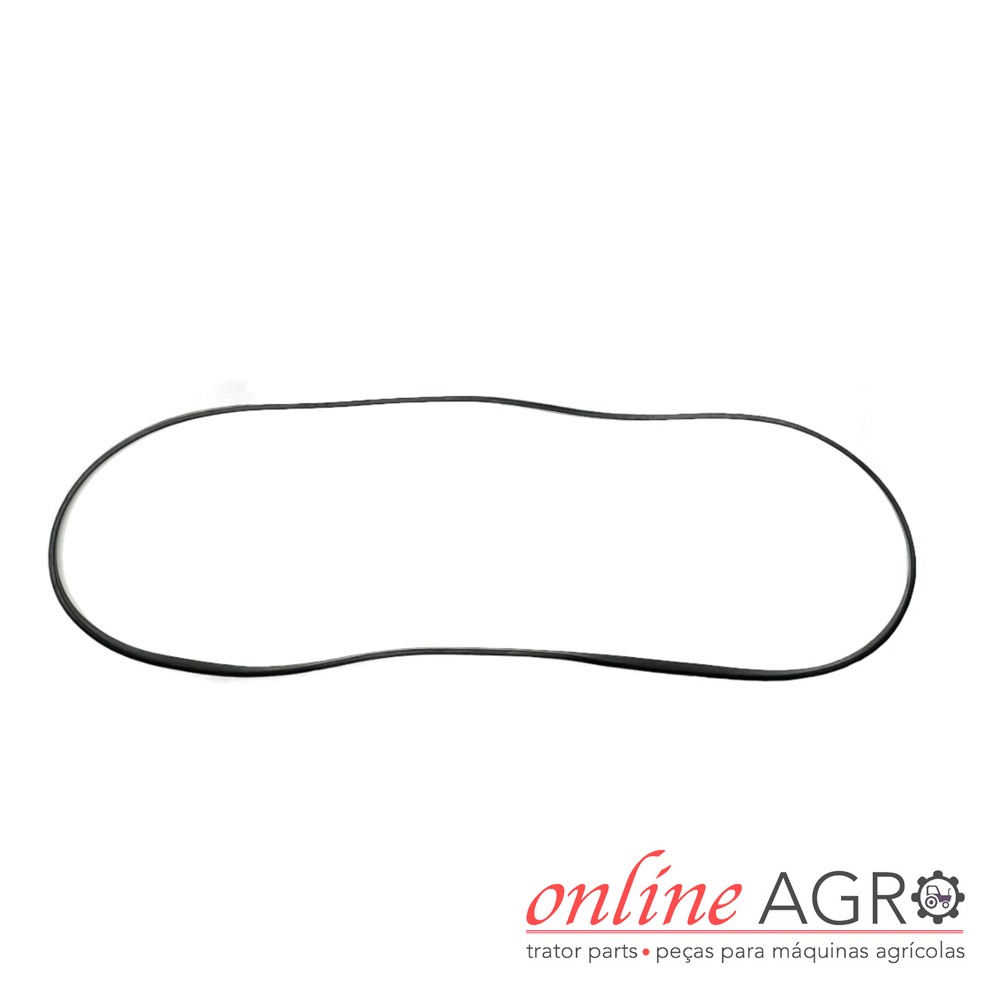 Junta da tampa das válvulas, Kubota, OAS65240PT Correia preta para máquinas agrícolas sobre fundo branco com logotipo Online Agro