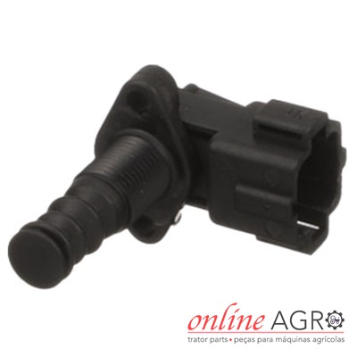 Interruptor do travão de mão, OAC37115PT Conector preto de plástico com parte cilíndrica e conector elétrico para máquinas agrícolas