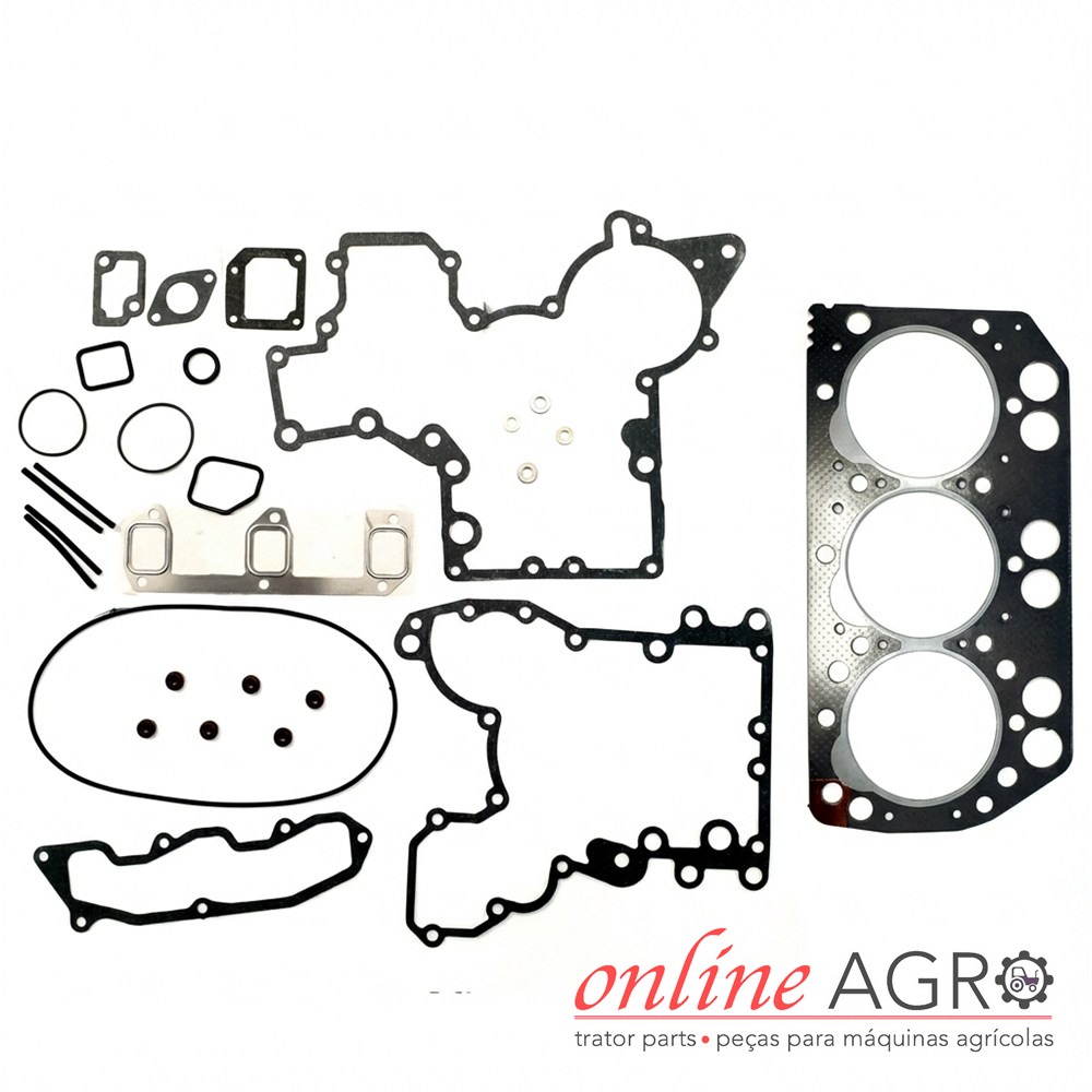 Jogo de juntas de motor, Iseki, OAS80036PT Conjunto de juntas para motor agrícola em várias formas e tamanhos
