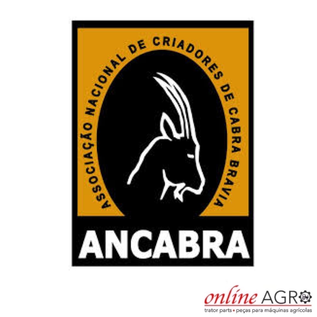Logótipo ANCABRA com cabra estilizada em amarelo e preto