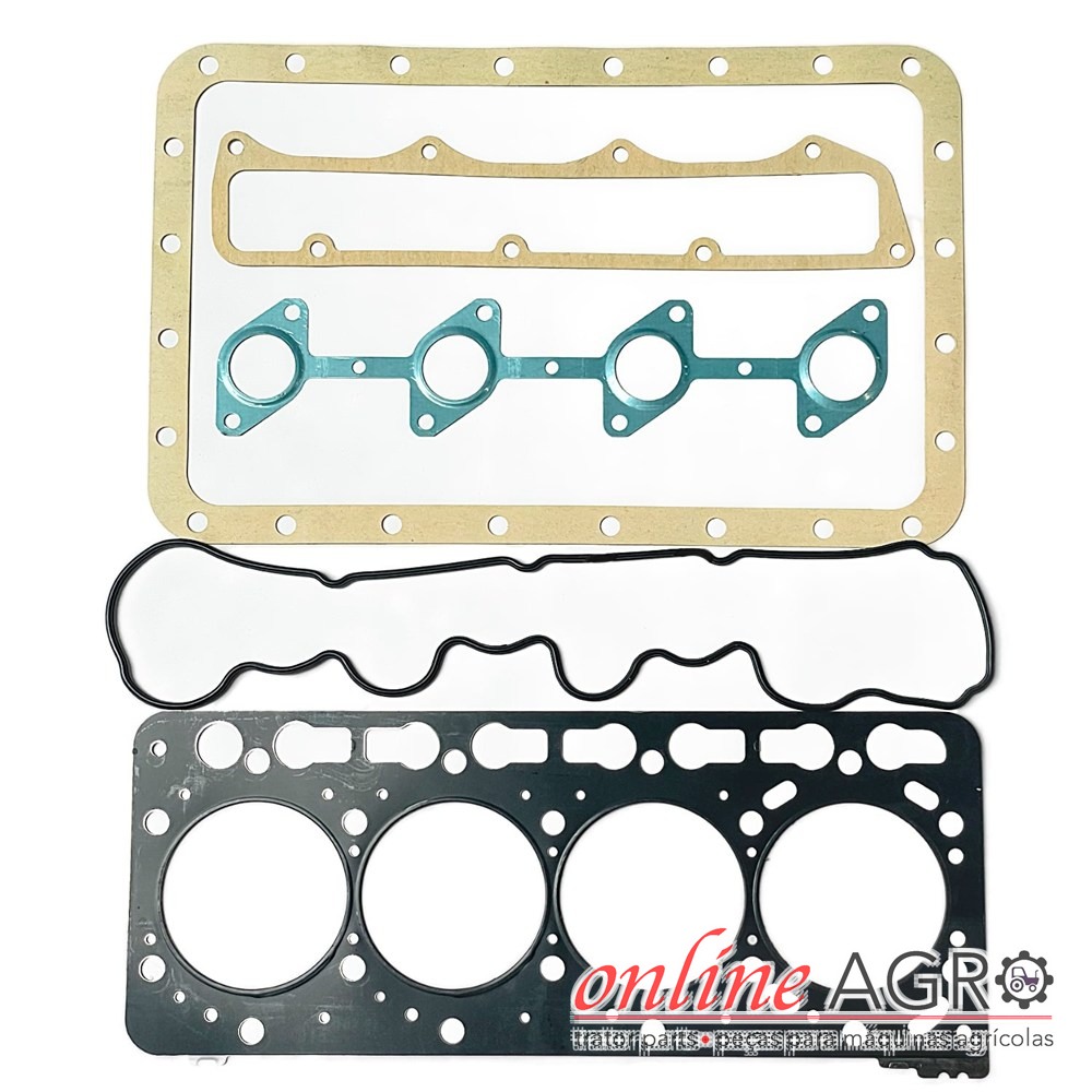 Jogo de juntas de motor, Kubota, OAS80011PT Conjunto de juntas para motor de várias cores e materiais