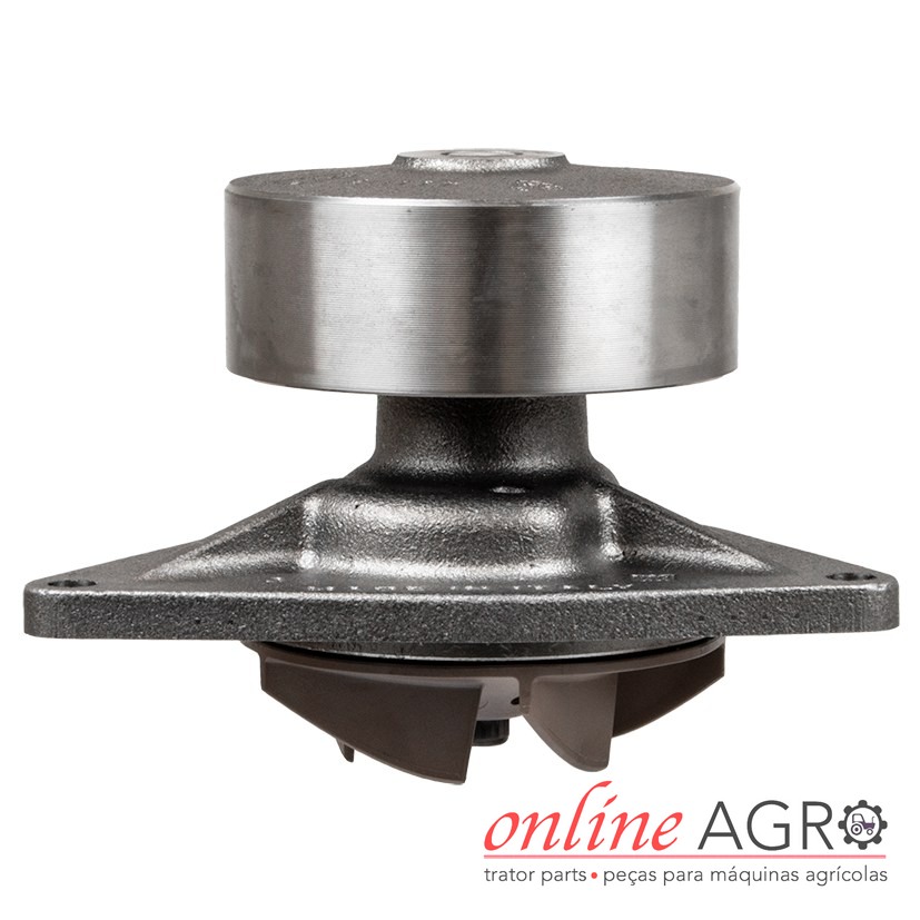 Bomba de água, Case, OAC13281PT Peça mecânica metálica para máquinas agrícolas com rotor e corpo triangular