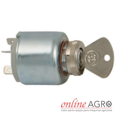 Interruptor de ignição com chave e logótipo online AGRO